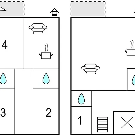 Ferienhaus In With Kitchen